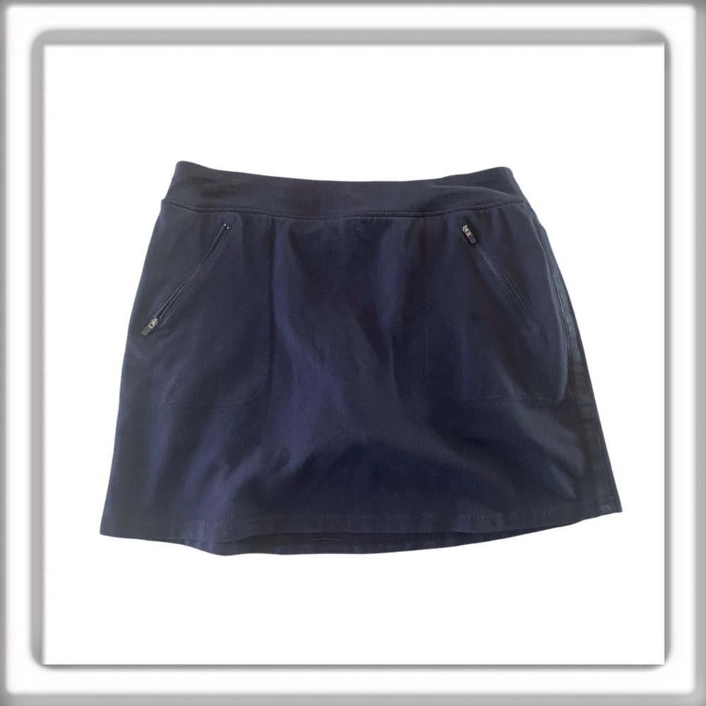 Talbots Navy Skort